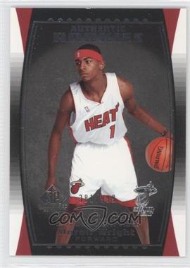 2004-05 SP Game Used - [Base] #107 - Authentic Rookies - Dorell Wright /999