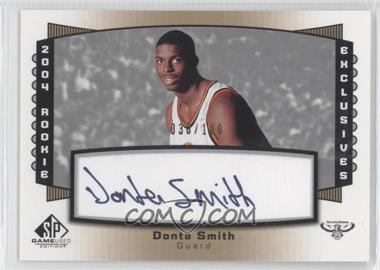 2004-05 SP Game Used - Rookie Exclusive Signatures #RE15 - Donta Smith /100