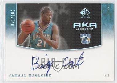 2004-05 SP Signature Edition - AKA Autographs #AKA-JM - Jamaal Magloire /100