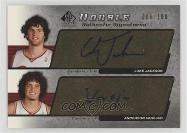 2004-05 SP Signature Edition - Authentic Dual Signatures #AS2-JV - Luke Jackson, Anderson Varejao /100