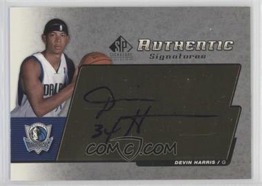 2004-05 SP Signature Edition - Authentic Signatures #AS-HA - Devin Harris