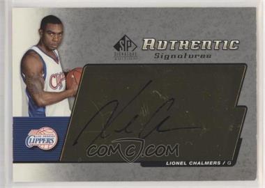 2004-05 SP Signature Edition - Authentic Signatures #AS-LC - Lionel Chalmers [EX to NM]