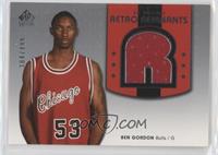 SP Rookie Retro Remnants - Ben Gordon #/499