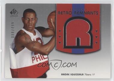 2004-05 SP Signature Edition - [Base] #108 - SP Rookie Retro Remnants - Andre Iguodala /499