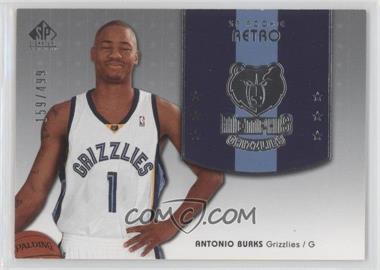 2004-05 SP Signature Edition - [Base] #139 - SP Rookie Retro - Antonio Burks /499