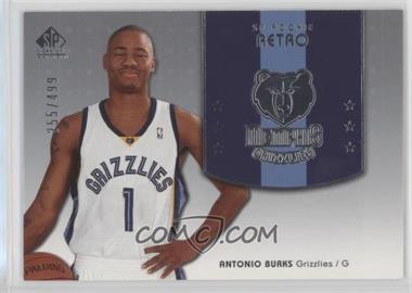 2004-05 SP Signature Edition - [Base] #139 - SP Rookie Retro - Antonio Burks /499