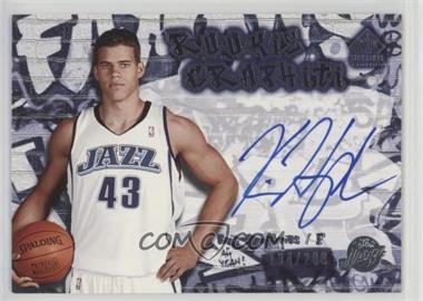 2004-05 SP Signature Edition - Rookie GRAPHiti #RG-KH - Kris Humphries /200