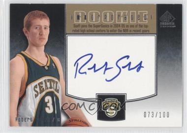 2004-05 SP Signature Edition - Rookie INKorporated #RI-RS - Robert Swift /100