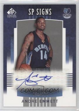 2004-05 SP Signature Edition - SP Signs #SPS-AE - Andre Emmett /100