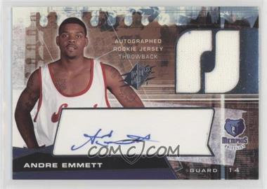 2004-05 SPx - [Base] - Throwback Variation #119 - Autographed Rookie Jersey - Andre Emmett