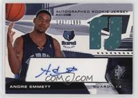 Autographed Rookie Jersey - Andre Emmett [EX to NM] #/1,999