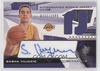 Autographed Rookie Jersey - Sasha Vujacic #/1,999