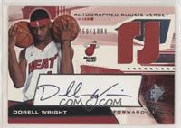 Autographed Rookie Jersey - Dorell Wright [Good to VG‑EX] #/1,9…