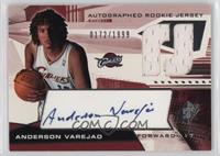 Autographed Rookie Jersey - Anderson Varejao #/1,999