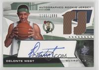 Autographed Rookie Jersey - Delonte West #/1,999