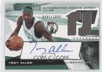 Autographed Rookie Jersey - Tony Allen #/1,999