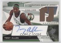 Autographed Rookie Jersey - Tony Allen #/1,999