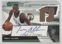 Autographed Rookie Jersey - Tony Allen #/1,999