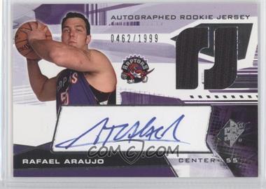 2004-05 SPx - [Base] #131 - Autographed Rookie Jersey - Rafael Araujo /1999