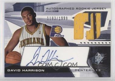 2004-05 SPx - [Base] #132 - Autographed Rookie Jersey - David Harrison /1999