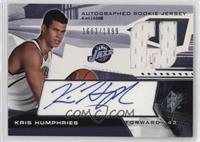 Autographed Rookie Jersey - Kris Humphries #/1,999