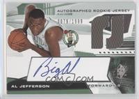 Autographed Rookie Jersey - Al Jefferson #/1,999