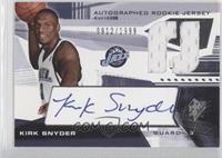 Autographed Rookie Jersey - Kirk Snyder #/1,999