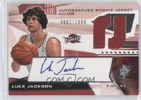 Autographed Rookie Jersey - Luke Jackson #/1,999