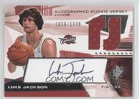 Autographed Rookie Jersey - Luke Jackson #/1,999