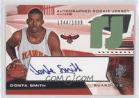 Autographed Rookie Jersey - Donta Smith #/1,999