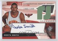 Autographed Rookie Jersey - Donta Smith #/1,999