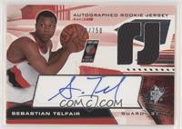 Autographed Rookie Jersey - Sebastian Telfair #/750