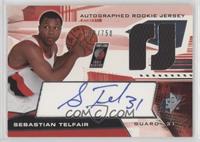 Autographed Rookie Jersey - Sebastian Telfair #/750