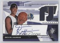 Autographed Rookie Jersey - Devin Harris #/750