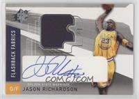 Flashback Fabrics Autographs - Jason Richardson