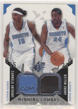 2004-05 SPx - Winning Combos #WC-AM - Carmelo Anthony, Andre Miller