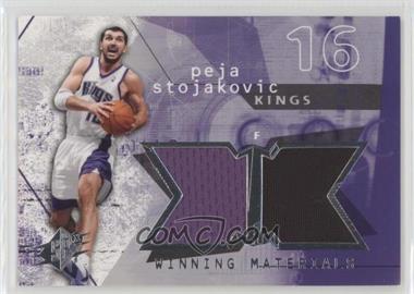 2004-05 SPx - Winning Materials #WM-PS - Peja Stojakovic