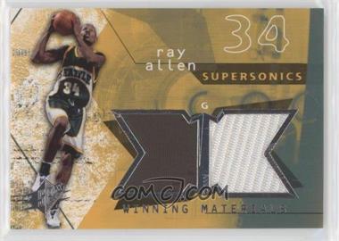 2004-05 SPx - Winning Materials #WM-RA - Ray Allen