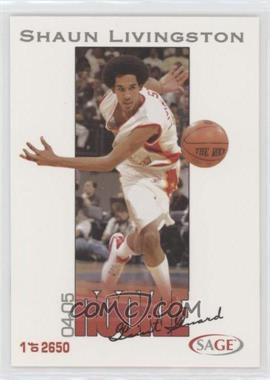 2004-05 Sage Autographed Basketball - [Base] #19 - Shaun Livingston /2650