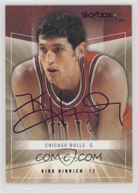 2004-05 Skybox Autographics - [Base] - Purple Royal Insignia #27 - Kirk Hinrich /25