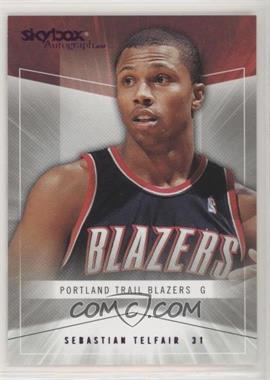 2004-05 Skybox Autographics - [Base] - Purple Royal Insignia #78 - Sebastian Telfair /25 [EX to NM]