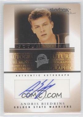 2004-05 Skybox Autographics - Future Signs Autographs #FSA-AB - Andris Biedrins /100