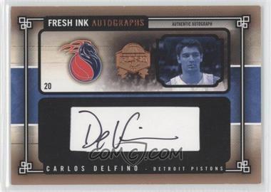 2004-05 Skybox Fresh Ink - Fresh Ink Autographs #FIA-CD - Carlos Delfino /199