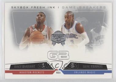 2004-05 Skybox Fresh Ink - Game Breakers #14GB - Tracy McGrady, Steve Francis