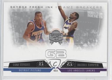 2004-05 Skybox Fresh Ink - Game Breakers #8GB - Isiah Thomas, Michael Cooper