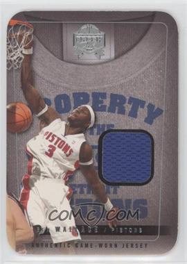 2004-05 Skybox Fresh Ink - Property Of Jerseys - Die-Cut #PO-BW - Ben Wallace /199