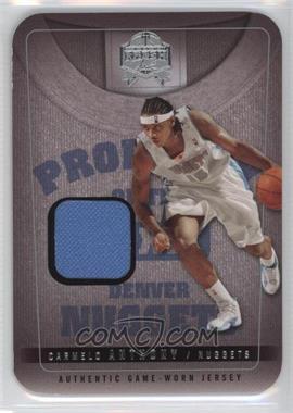 2004-05 Skybox Fresh Ink - Property Of Jerseys - Die-Cut #PO-CA - Carmelo Anthony /199