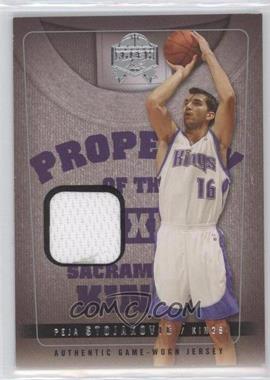 2004-05 Skybox Fresh Ink - Property Of Jerseys - Missing Serial Number #PO-PS - Peja Stojakovic