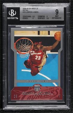 2004-05 Skybox L.E. - [Base] #19 - LeBron James [BGS 9 MINT]