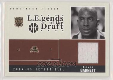 2004-05 Skybox L.E. - L.E.gends of the Draft - Jersey #LD-KG - Kevin Garnett /50